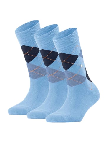 Burlington Socken 3er Pack in Hellgrau/Dunkelgrau/Marine