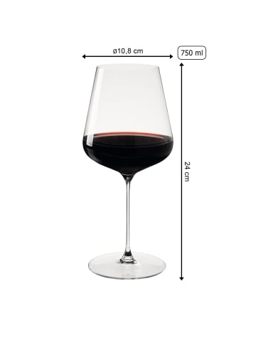 Spiegelau 6er Set Bordeauxgläser Definition 750 ml transparent in transparent