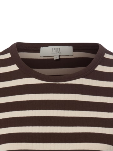 IPURI T-Shirt in schoko beige