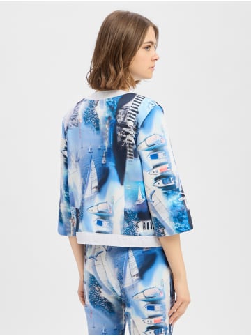 MARC CAIN SPORTS Jacke in blau weiß - 0001