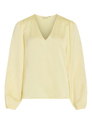 Vila Oberteil mit langen Ärmeln in Pastel Yellow
