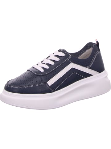 Scandi Schnürhalbschuh in blau