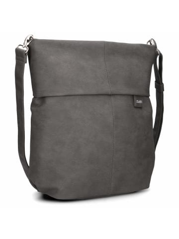 Zwei Mademoiselle M140 - Schultertasche 35 cm (nubuk-cappuccino) in nubuk-stone