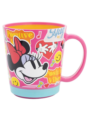 Disney Minnie Mouse Kippsicher Trinkbecher PP 410 ml – Drop Safe Plastikbecher in Mehrfarbig