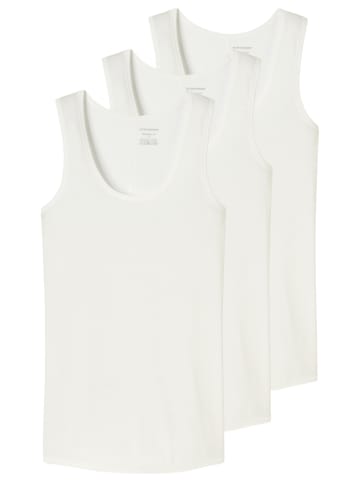 Schiesser Unterhemd / Top Personal Fit in Offwhite