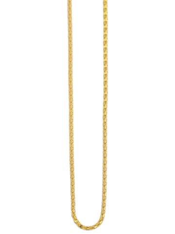Adeliás Damen Halskette aus Edelstahl 80 cm in gold