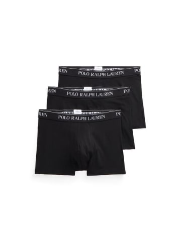 POLO RALPH LAUREN Stretch Cotton Trunk 3-Pack Unterhosen. in Schwarz