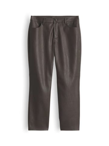 someday. Carile Texture City Pants in Lederoptik in Taupewood