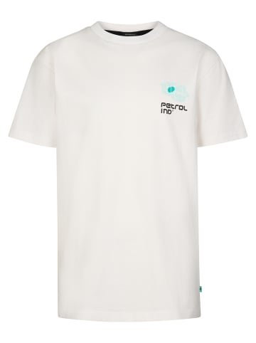 Petrol Industries T-Shirt mit grafischem Rückenprint Aguila in Weiß