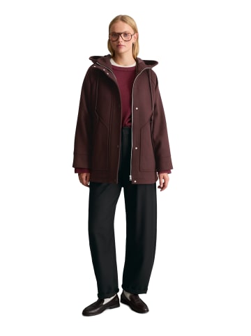 Marc O'Polo DENIM Wollparka regular in Espresso Brown
