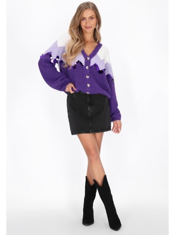 IZIA Women Cardigan in offwhite  light lilac