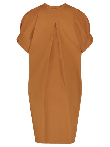 TAIFUN Kleid Langarm kurz in Golden Brown