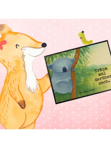 Mr. & Mrs. Panda Schreibunterlage Koalabär Design mit Spruch in Weiß