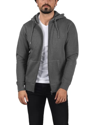 !SOLID Kapuzensweatjacke in grau