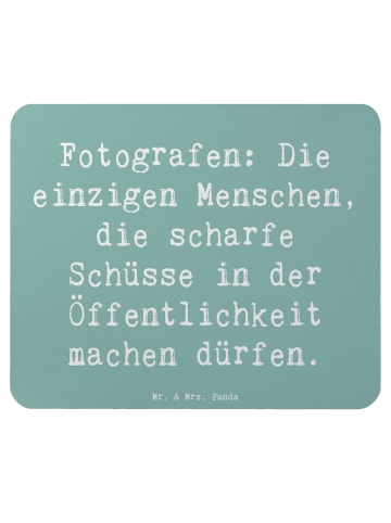 Mr. & Mrs. Panda Mousepad Spruch Fotograf Schüsse mit Spruch in Meeresbrise