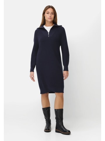 Camel Active Strickkleid mit Reißverschluss in Dunkelblau