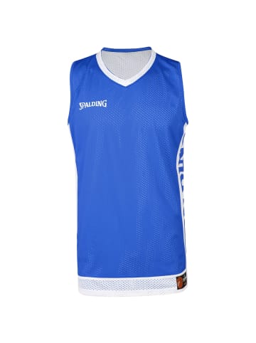 Spalding Tanktop Reversible in blau / weiß