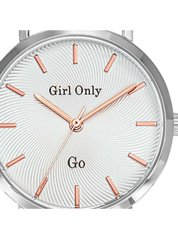 Girl Only Analog-Armbanduhr Girl Only GO in silber klein (ca. 30mm)