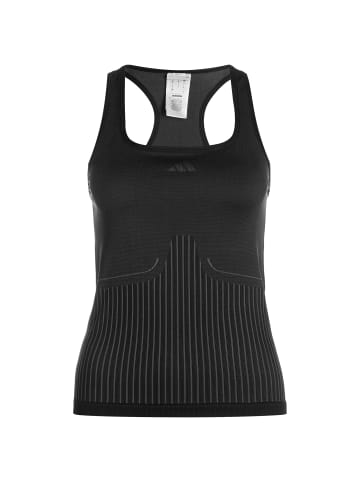 adidas Performance Tanktop Seamless Aeroknit in schwarz