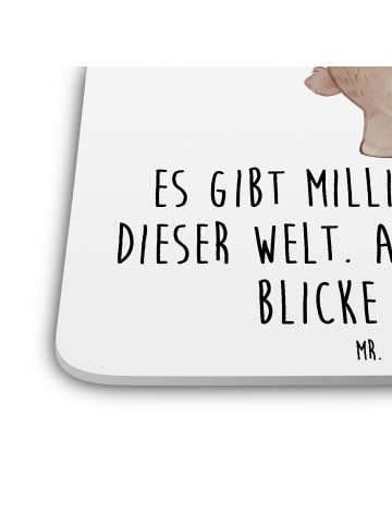 Mr. & Mrs. Panda Untersetzer Papa Bär mit Spruch in Weiß