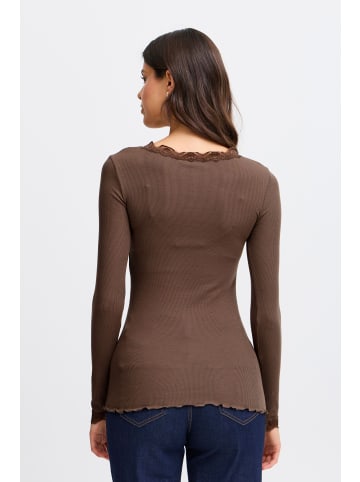 Fransa FRHIZAMOND 2 T-SHIRT EXT Tight fit in Rain Drum