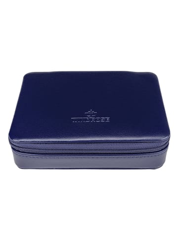 Windrose Merino Schmuckkästchen 14 cm in dunkelblau