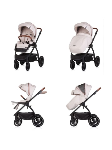 Chipolino Kombikinderwagen 3in1 Prestige in natur