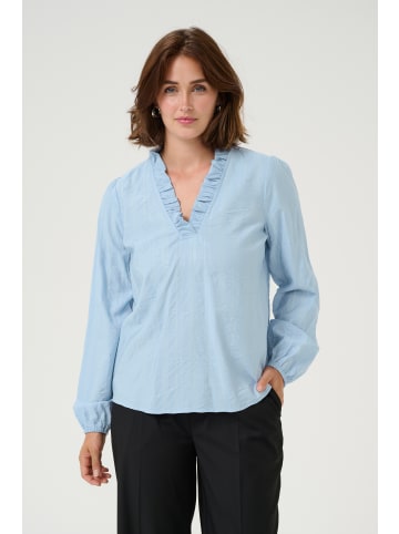 Kaffe Langarm-Bluse KAsanni Regular fit in Soft Chambray
