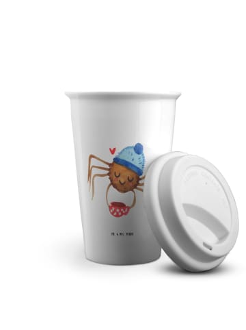 Mr. & Mrs. Panda Coffee To Go Becher Spinne Agathe Kaffee ohne S... in Weiß