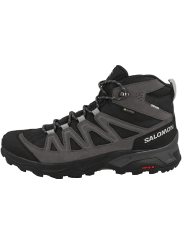 SALOMON Outdoorschuhe X Ward Leather Mid GTX in dunkelgrau