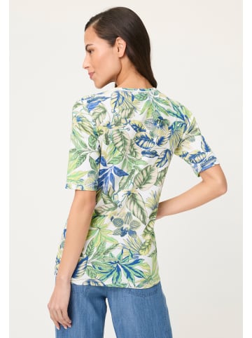 Olsen T-Shirt Edda in grün blau