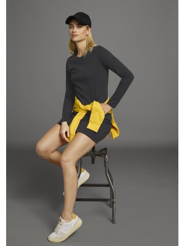 FLASHLIGHTS Jerseykleid in schwarz, grau melange
