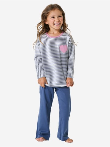 Schiesser Pyjama Nightwear in jeansblau
