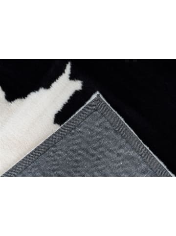 Arte Espina Hochflor Teppich Rabbit in schwarz - weiß - rechteckig