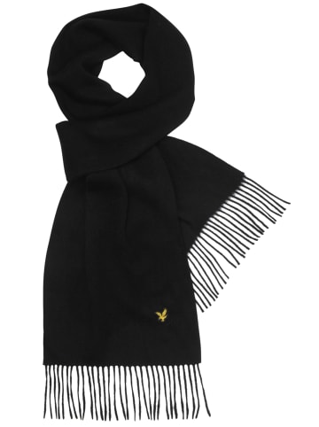 Lyle & Scott Strickschal in Tiefschwarz