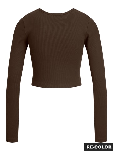 JJXX Langarm-T-Shirt in Demitasse