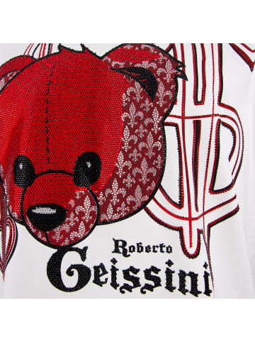 Roberto Geissini Red Bear T-Shirt Offwhite
