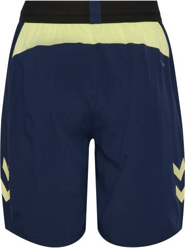 Hummel Verstellbare Taille Kurze Hose Hmlblaze Kinder in MARINE/SHADOW LIME