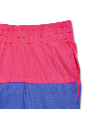 MANITOBER Jersey Shorts in Pink/Blue