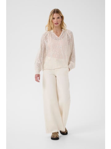 PART TWO Langarm-Bluse TeiaPW Relaxed fit in Silver Metallic