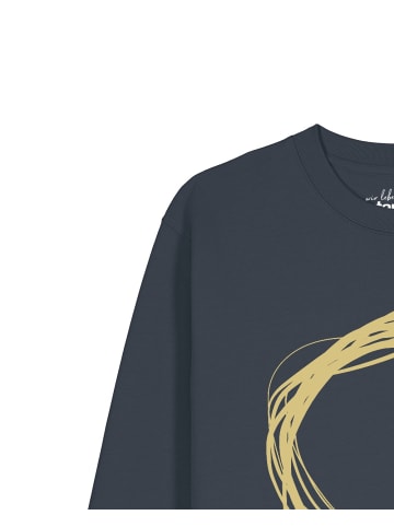 wat? Apparel Sweatshirt Kreis in India Ink Grey