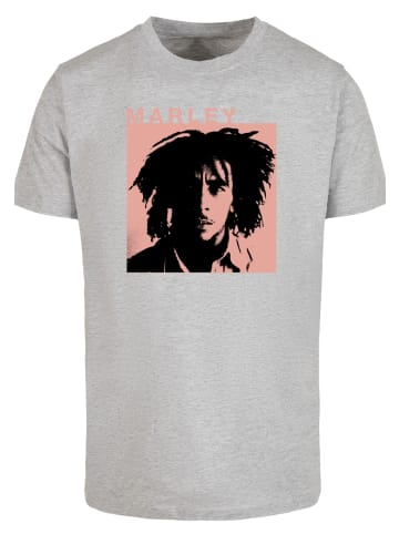 F4NT4STIC T-Shirt Bob Marley Reggae Music by Rock Off in grau meliert
