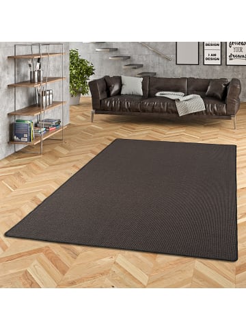 Snapstyle Sisal Teppich Klassisch in schwarz