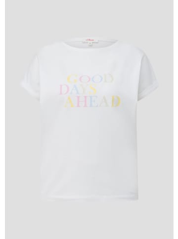 s.Oliver T-Shirt in 01E1_weiß