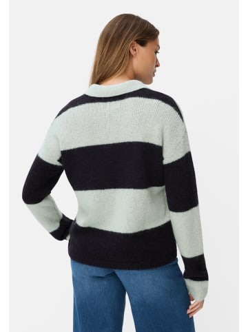 Camel Active Strickpullover mit Hemdkragen in Dunkelblau
