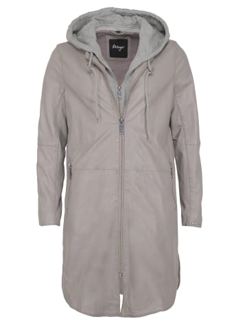 Maze Ledermantel 4202199 in grau