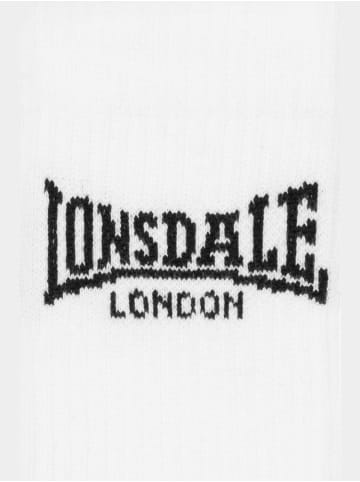Lonsdale Socke "Gilbert Unisex Sportsocken 6Er-Pack" in Weiß