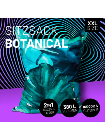 Lumaland XXL Sitzsack 380L - 140 x 180 cm - Botanical