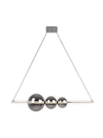 näve LED Pendelleuchte "NOVA" in chrome - (L)125.3 cm x (B)25 cm x (H)150 cm - EEK E