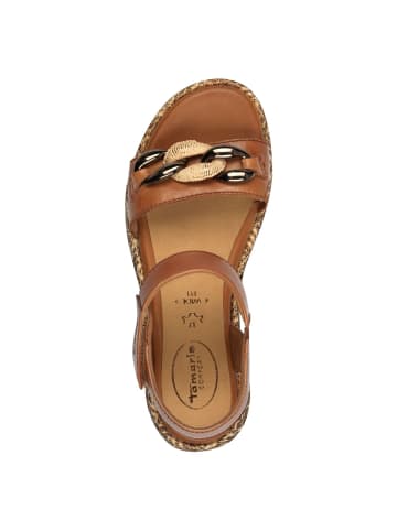 Tamaris WIDE FIT Sandalette in COGNAC